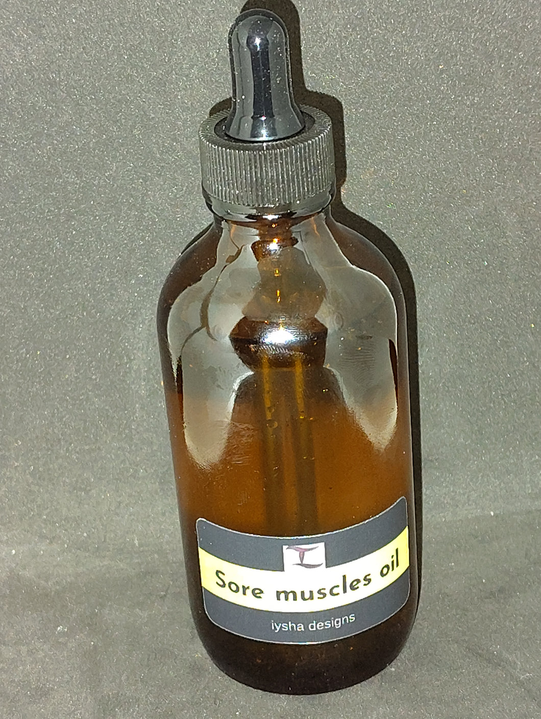 Sore muscle body oil